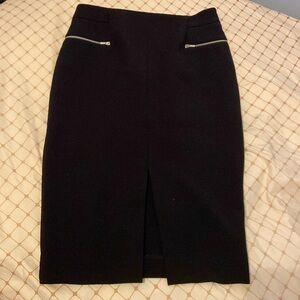H&M slit skirt with zippers